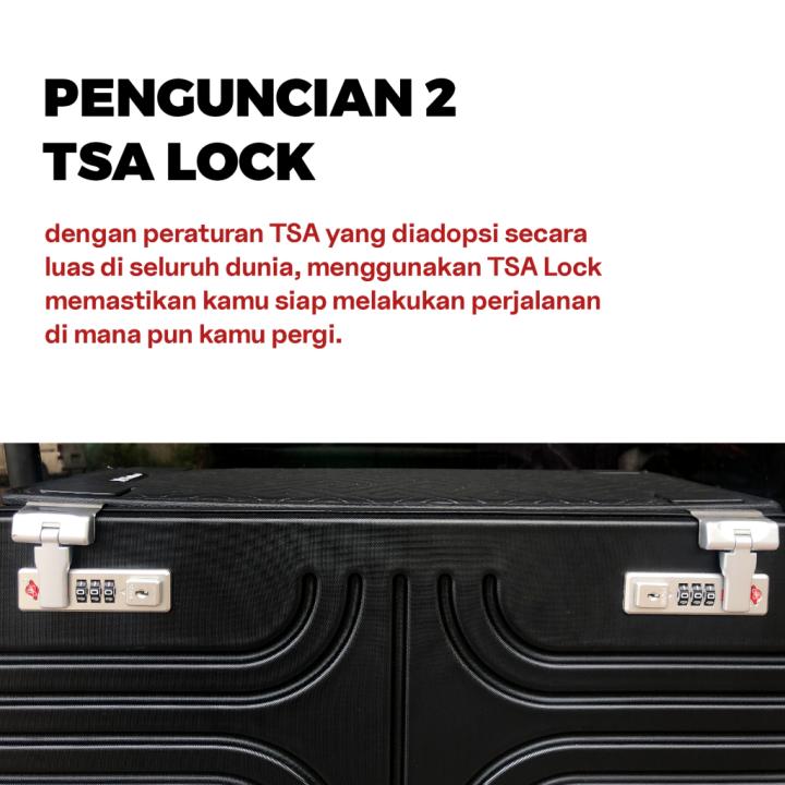 TUTTOO Koper Skuter Listrik TO02 20 Inci dengan TSA Lock