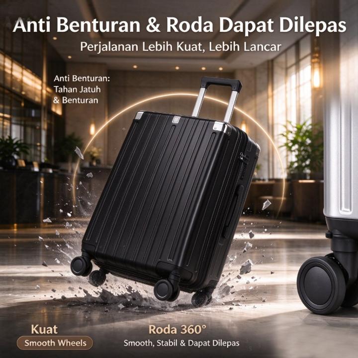 TUTTOO Koper L02 20/24 Inci Hardcase untuk Kabin dan Bagasi