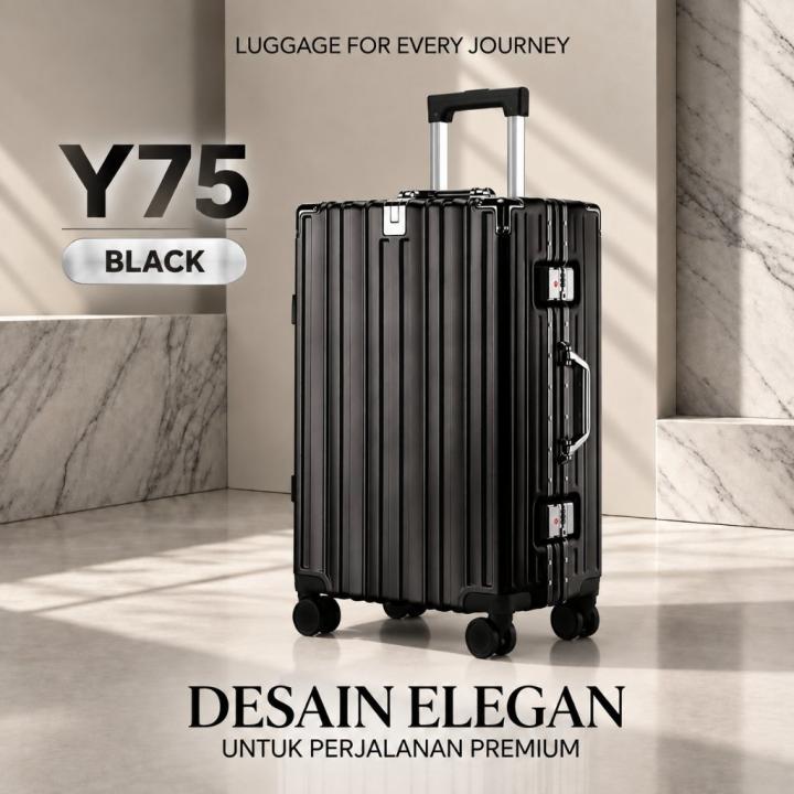 TUTTOO Koper Y75 20/24 Inci dengan TSA Lock