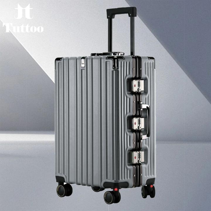 TUTTOO Koper Y75 28 Inci Jumbo dengan Rangka Aluminium