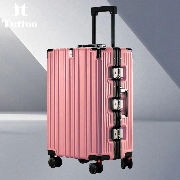TUTTOO Koper Y75 28 Inci Jumbo dengan Rangka Aluminium