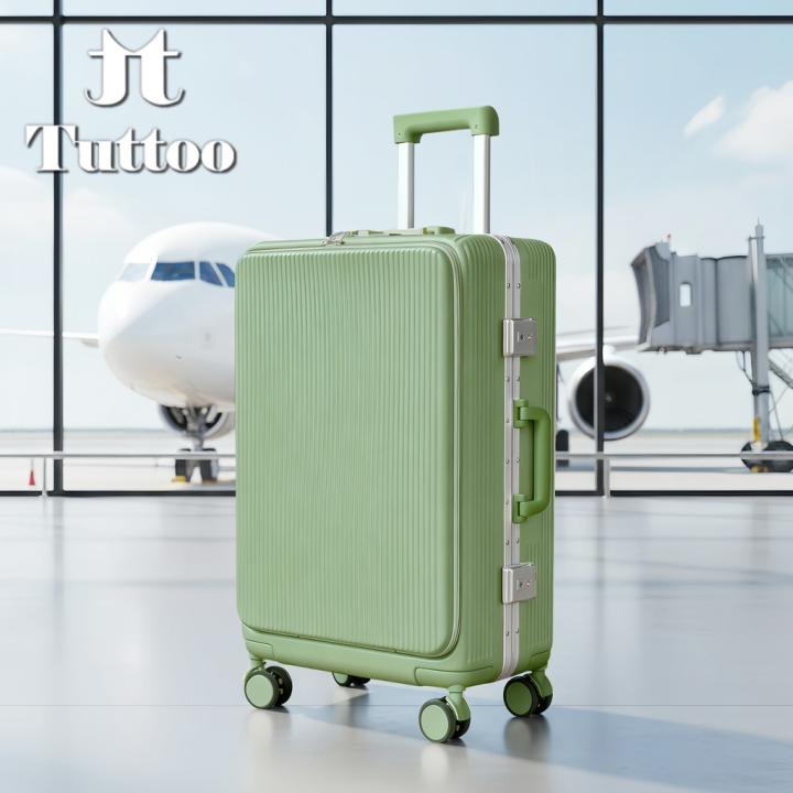 TUTTOO Koper Y43L 20/24 Inci dengan Slot Laptop dan Cup Holder