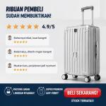 TUTTOO Koper PP01 20/25/30 Inci PC+PU Ringan dan Berkapasitas Besar