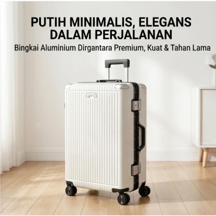TUTTOO Koper Y50 20–26 Inci dengan TSA Lock dan Silent Wheel