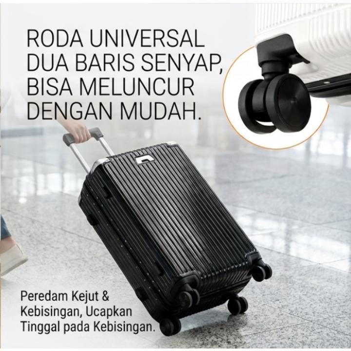 TUTTOO Koper Y50 20–26 Inci dengan TSA Lock dan Silent Wheel